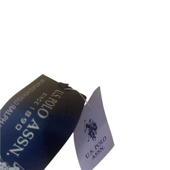 US. POLO ASSN. MARLED CREW NECK SWEATER YELLOW EMBROIDERED LOGO SIZE SMALL NEW - Picture 8 of 16